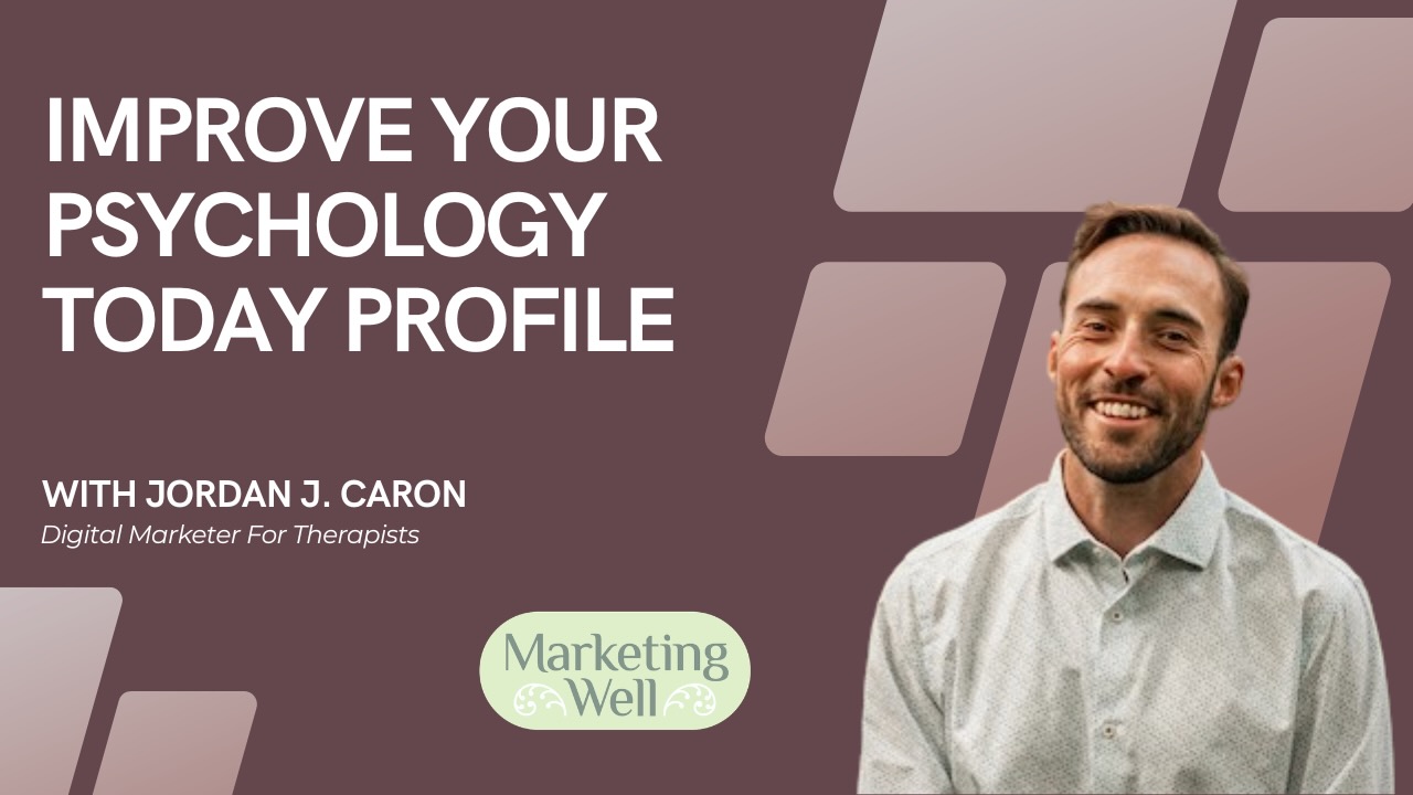 Improve your Psychology Today profile