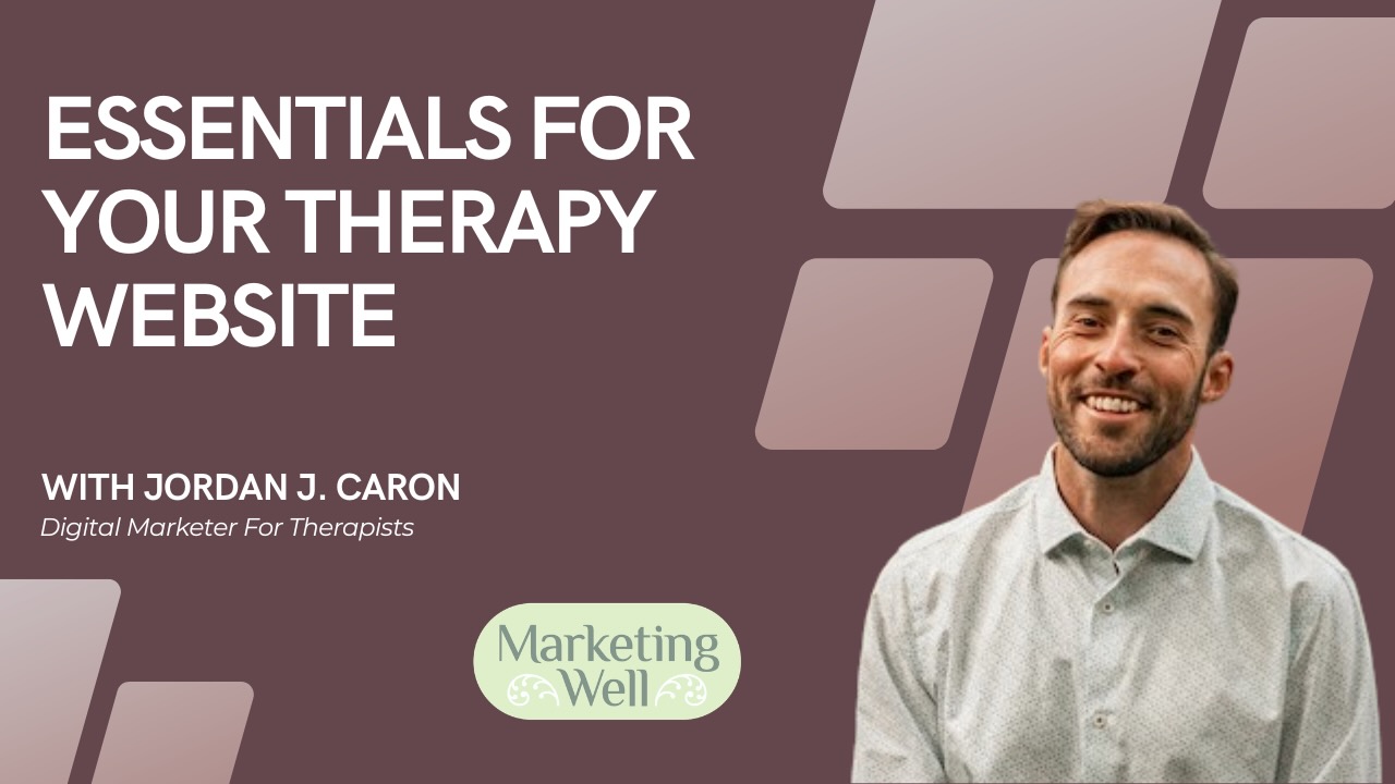 Therapy website essentials