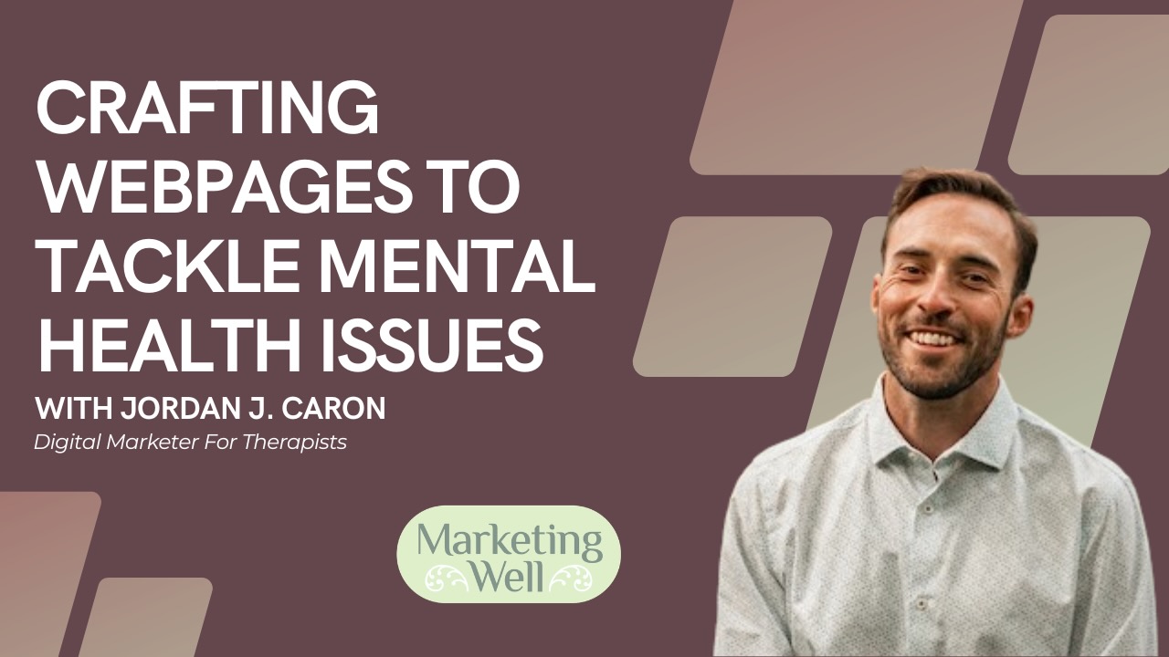 Crafting webpages to tackle mental health issues
