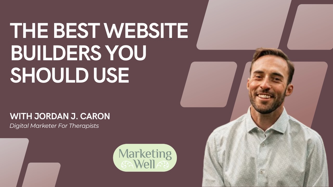 Website builders for therapists
