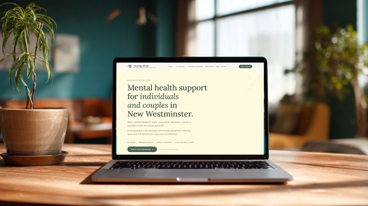 Behind the build: Growing Minds Counselling